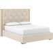Alisha Meg Taupe Bed, Queen